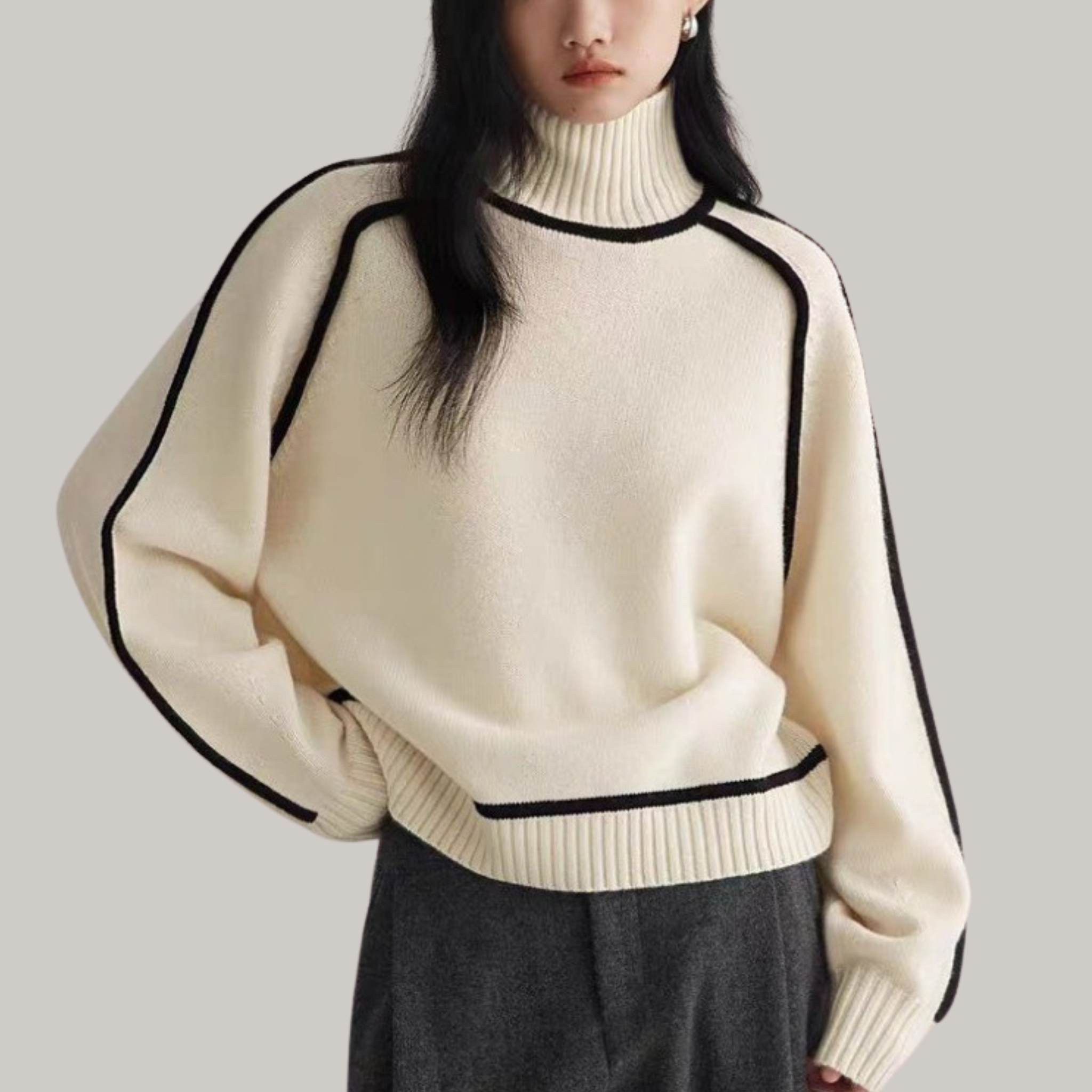 Maison-Blanche-Paris™ | Pull à col roulé confortable