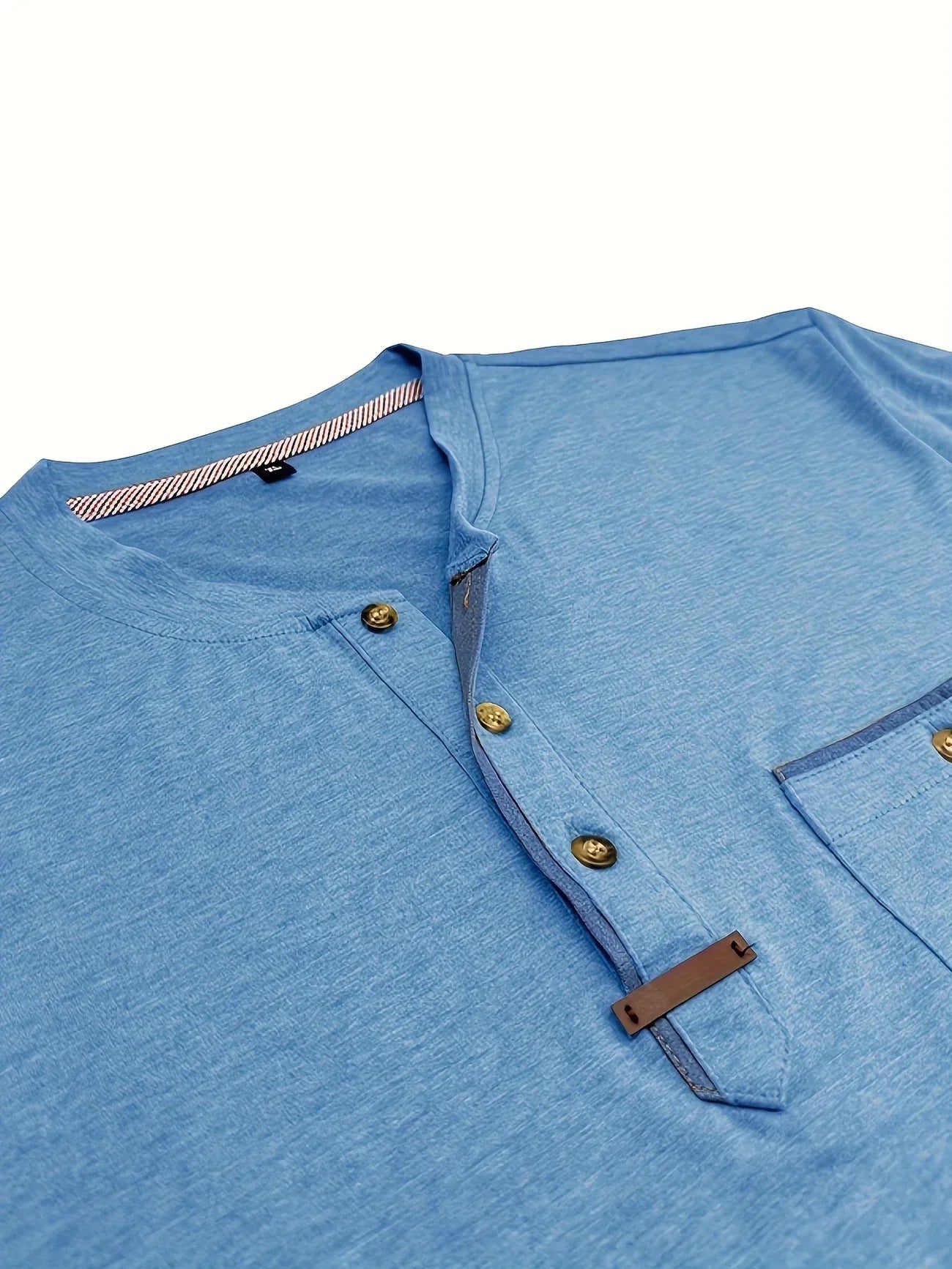 Maison-Blanche-Paris™ | T-shirt col rond élégant avec poche