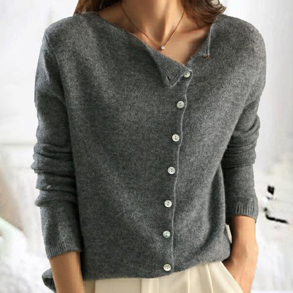 Maison-Blanche-Paris™ | Cardigan classique en maille boutonnée