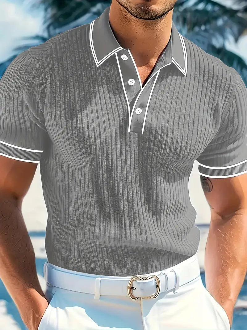 Maison-Blanche-Paris™ | Polo élégant à manches courtes