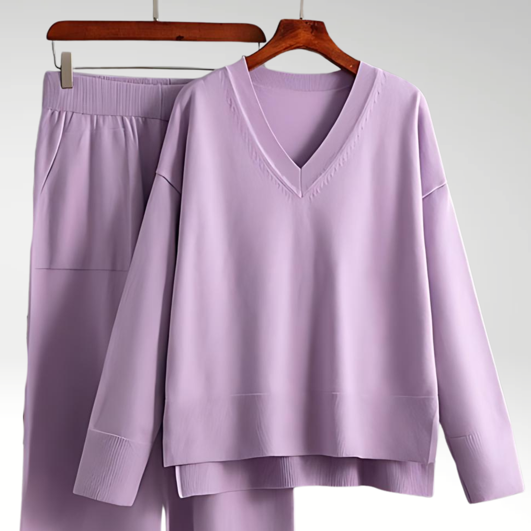 Maison-Blanche-Paris™ | Luxe Ensemble deux pièces col V