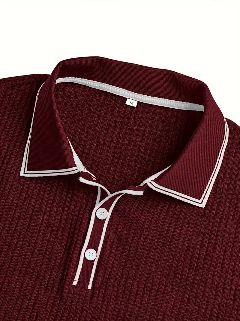 Maison-Blanche-Paris™ | Polo élégant à manches courtes