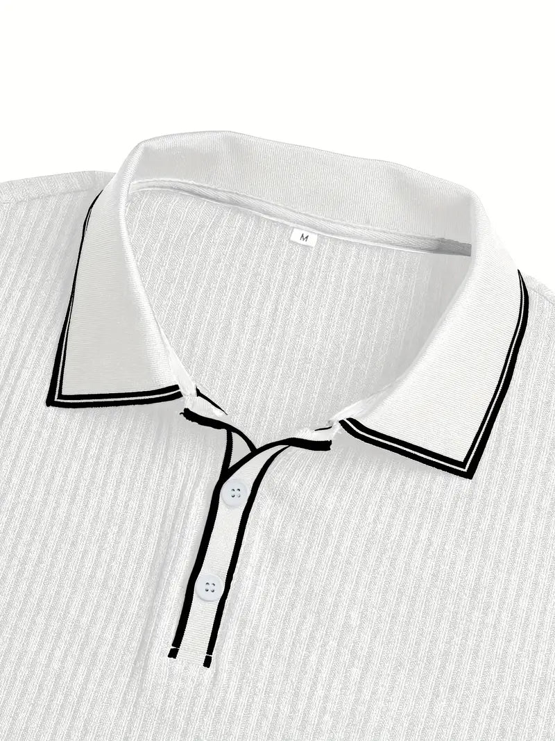 Maison-Blanche-Paris™ | Polo élégant à manches courtes