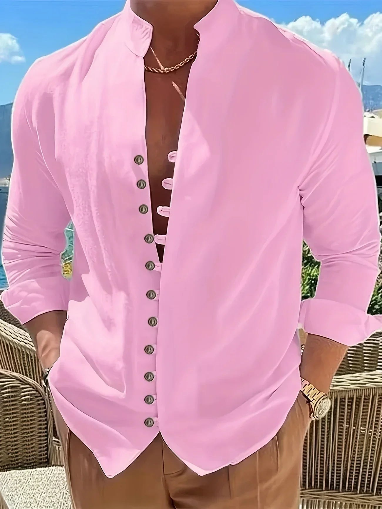 Maison-Blanche-Paris™ | Chemise légère en coton à manches longues