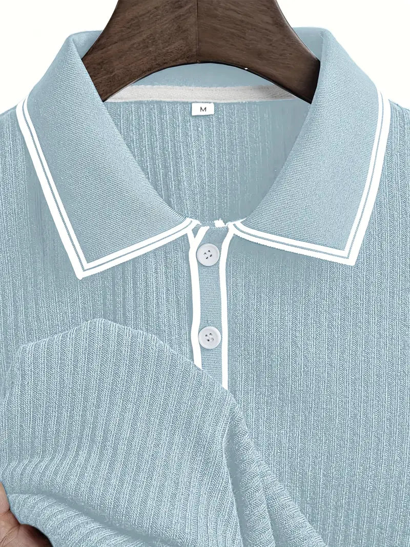 Maison-Blanche-Paris™ | Polo élégant à manches courtes