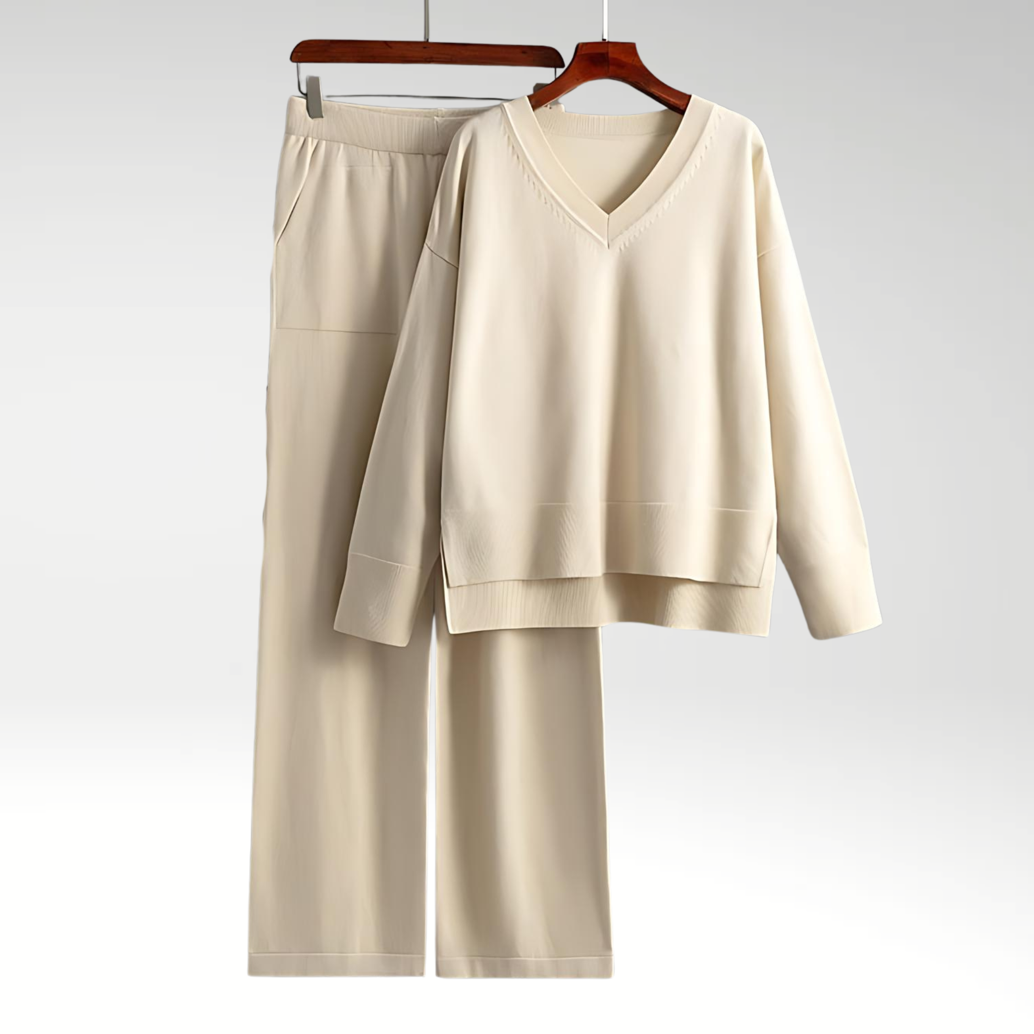 Maison-Blanche-Paris™ | Luxe Ensemble deux pièces col V