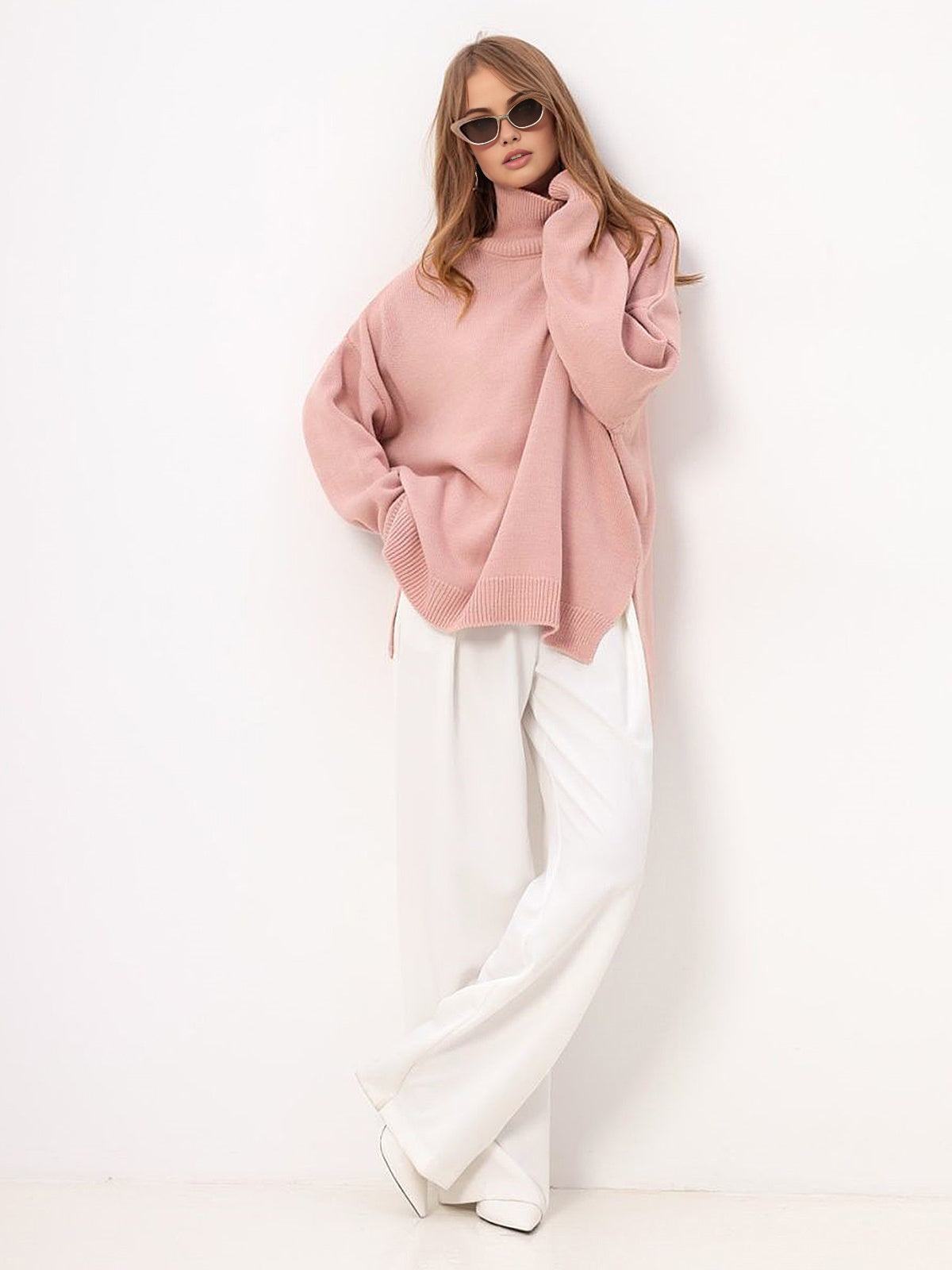 Maison-Blanche-Paris™ | Pull avec fente surdimensionnée