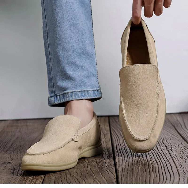 Maison-Blanche-Paris™ | Mocassins en daim