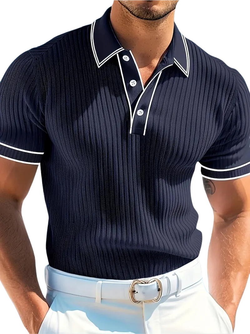 Maison-Blanche-Paris™ | Polo élégant à manches courtes