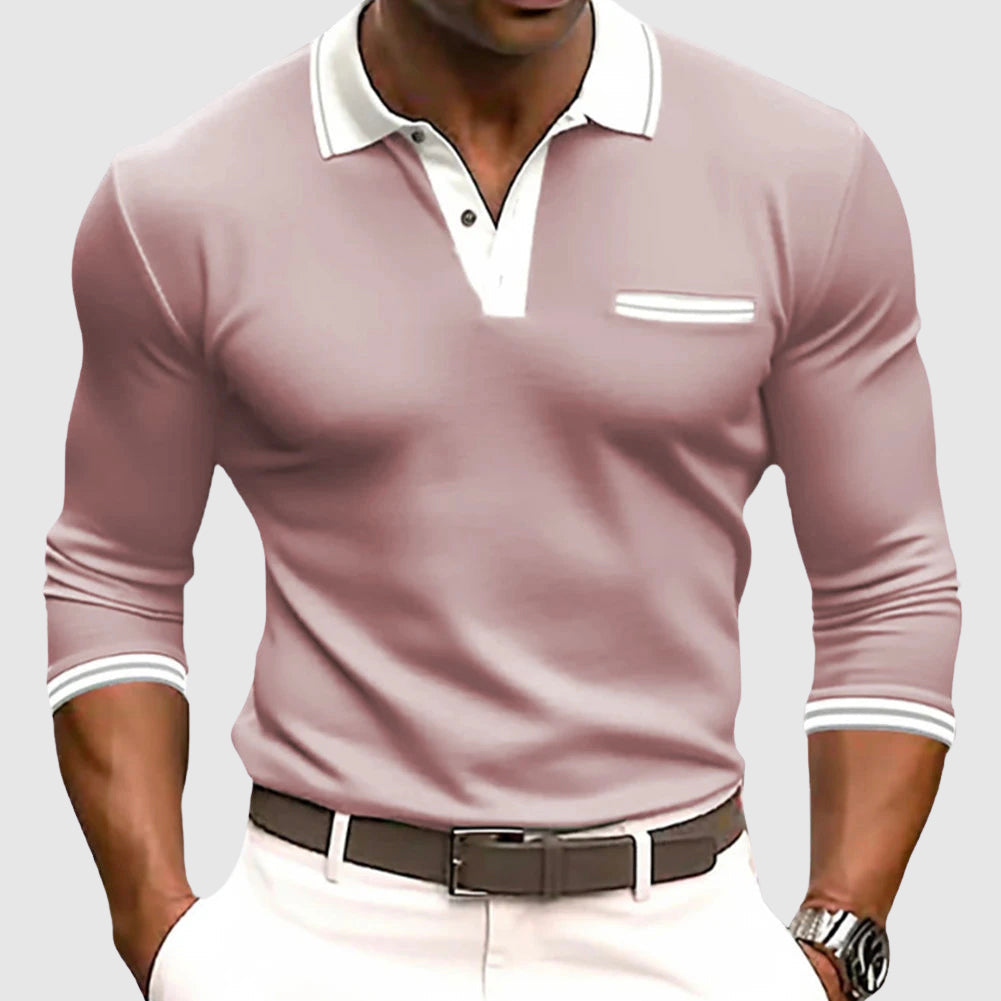 Maison-Blanche-Paris™ - Chemise à détails contrastés élégants
