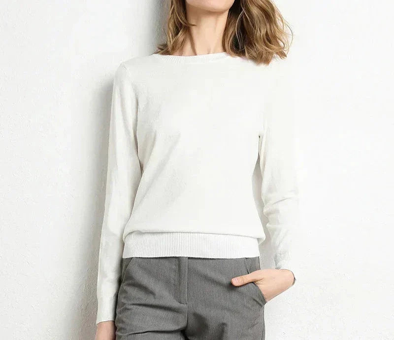 Maison-Blanche-Paris™ | Pull confort en laine essentiel