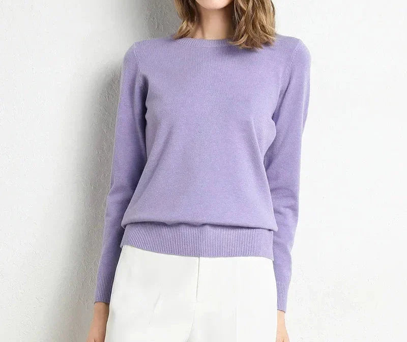 Maison-Blanche-Paris™ | Pull confort en laine essentiel