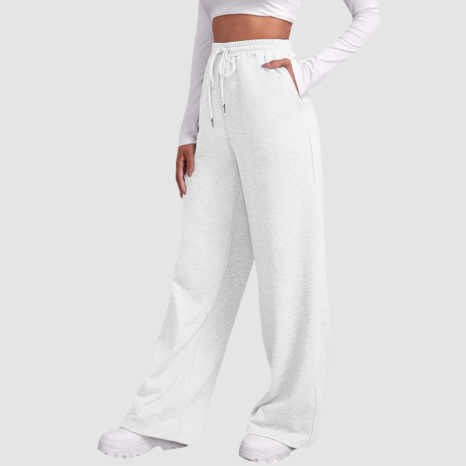 Maison-Blanche-Paris™ | Joggers à jambe large et coupe décontractée