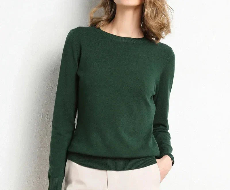 Maison-Blanche-Paris™ | Pull confort en laine essentiel