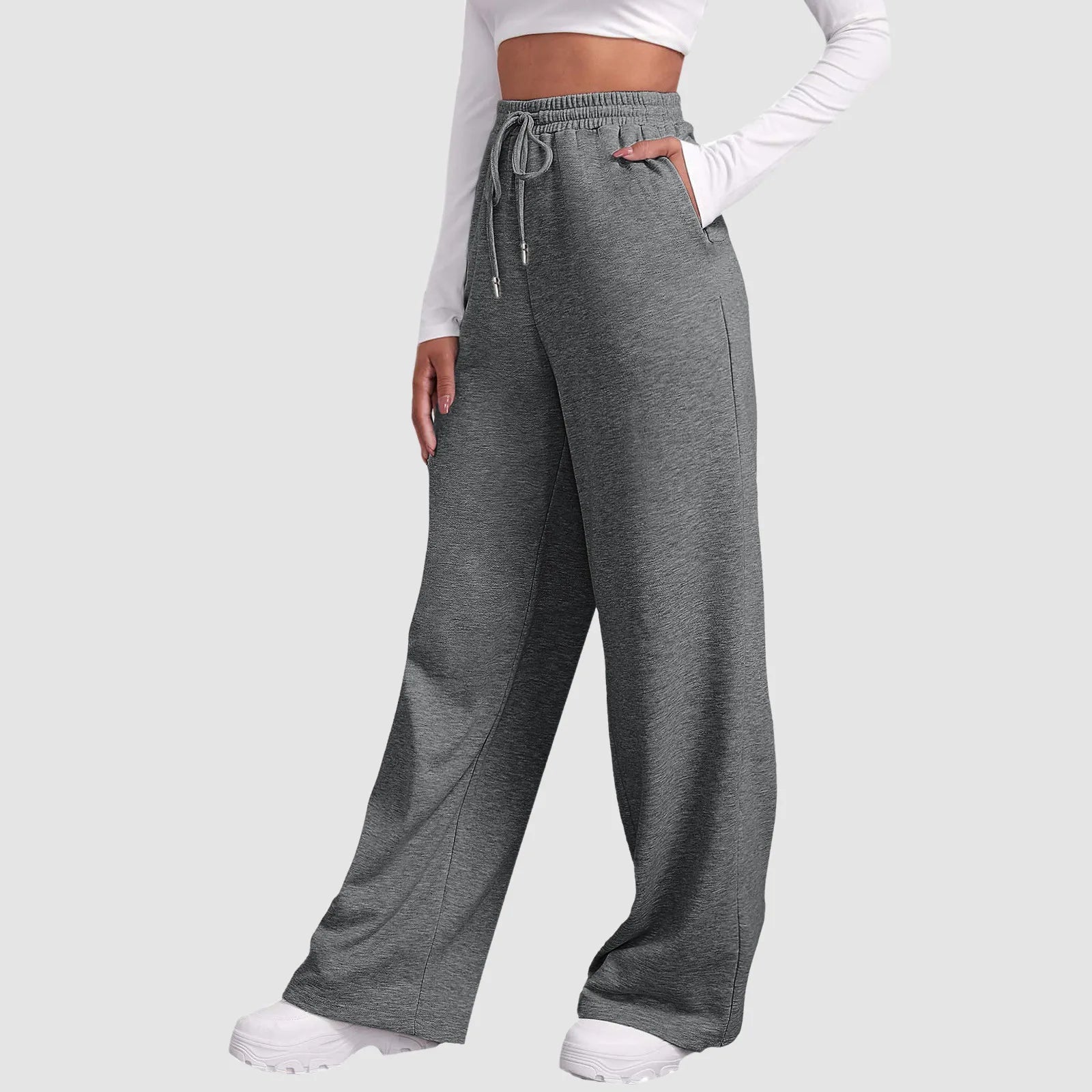 Maison-Blanche-Paris™ | Joggers à jambe large et coupe décontractée