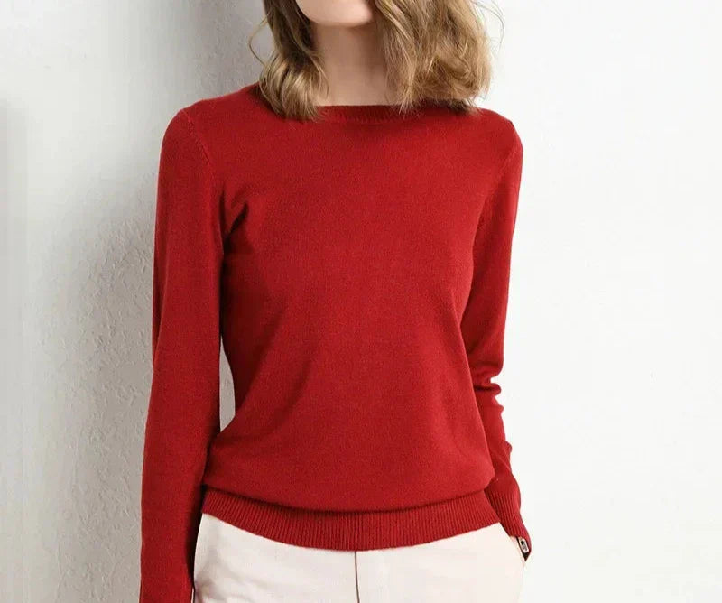 Maison-Blanche-Paris™ | Pull confort en laine essentiel