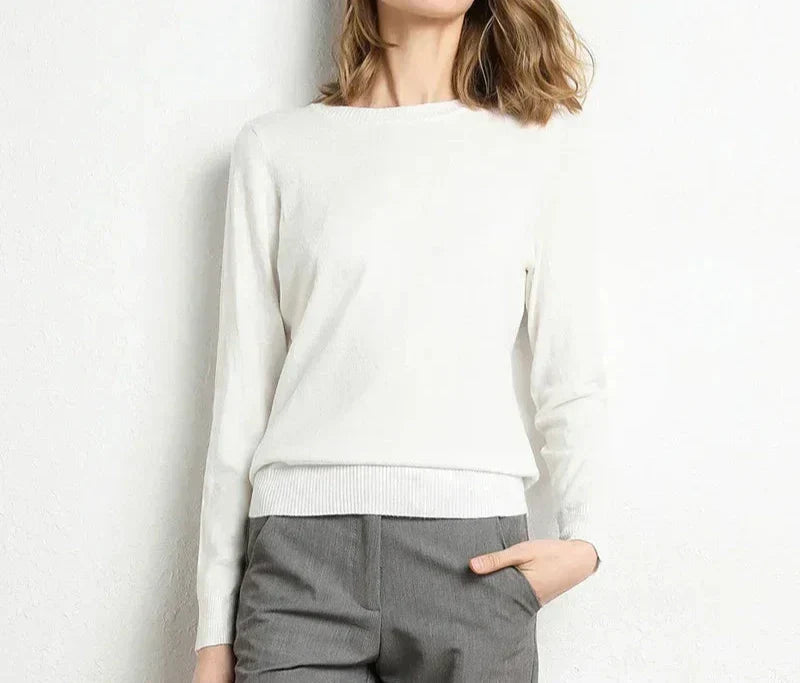 Maison-Blanche-Paris™ | Pull confort en laine essentiel