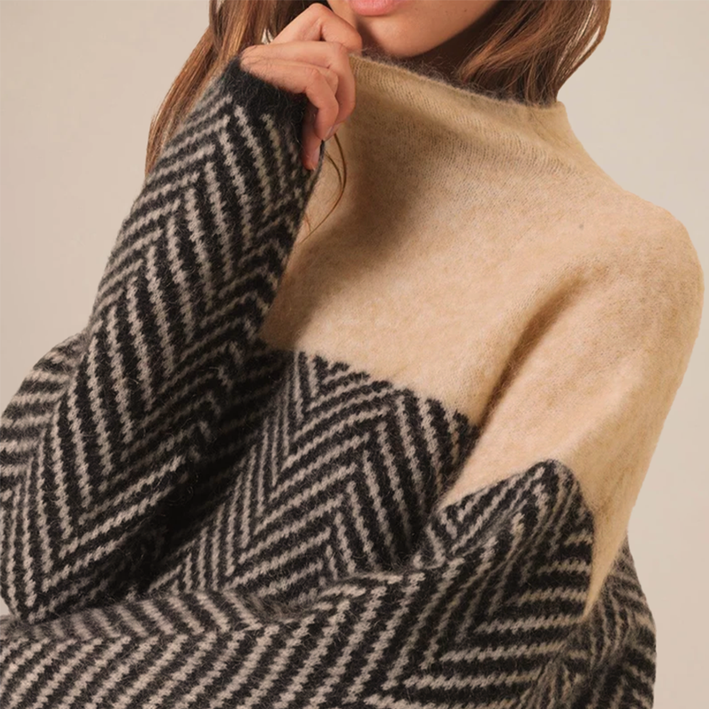 Maison-Blanche-Paris™ - Pull à Col Roulé De Luxe