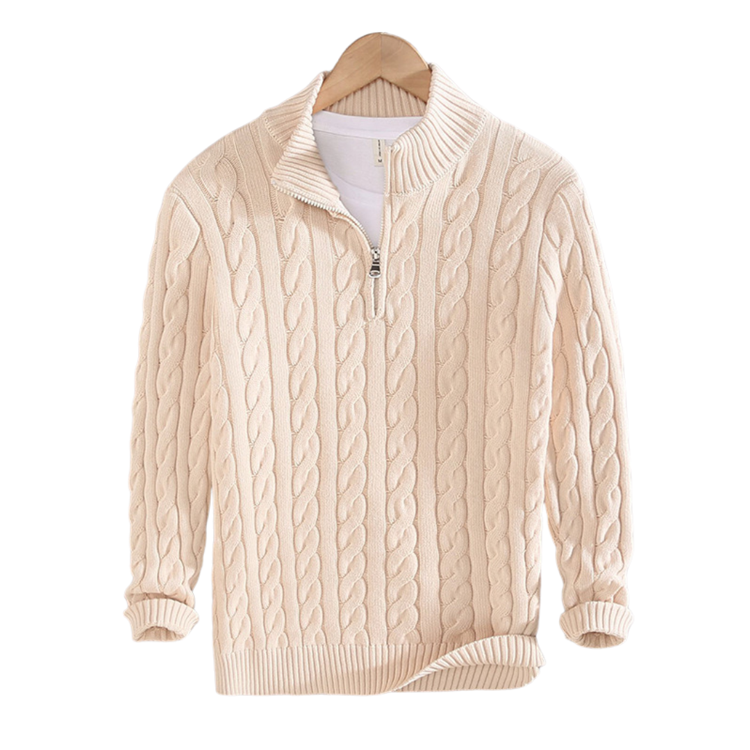 Maison-Blanche-Paris™ | Pull demi-zippé