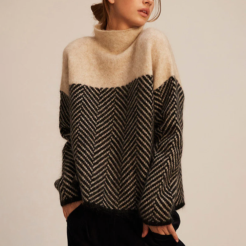 Maison-Blanche-Paris™ - Pull à Col Roulé De Luxe