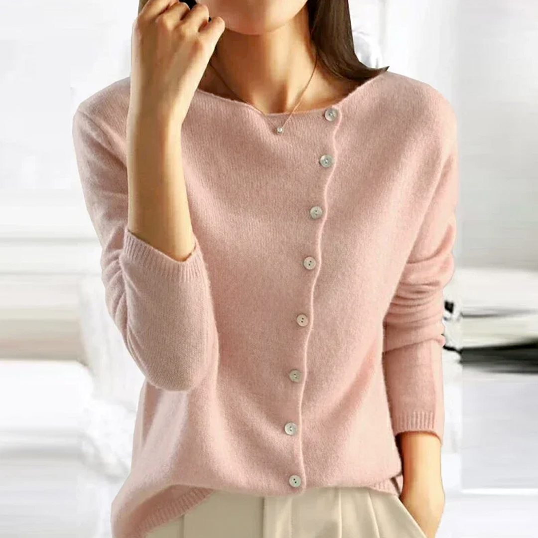 Maison-Blanche-Paris™ | Cardigan classique en maille boutonnée