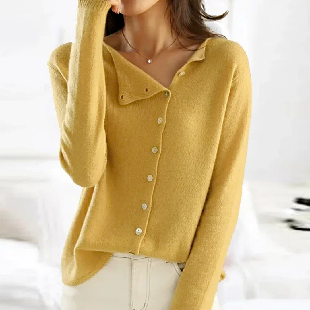 Maison-Blanche-Paris™ | Cardigan classique en maille boutonnée
