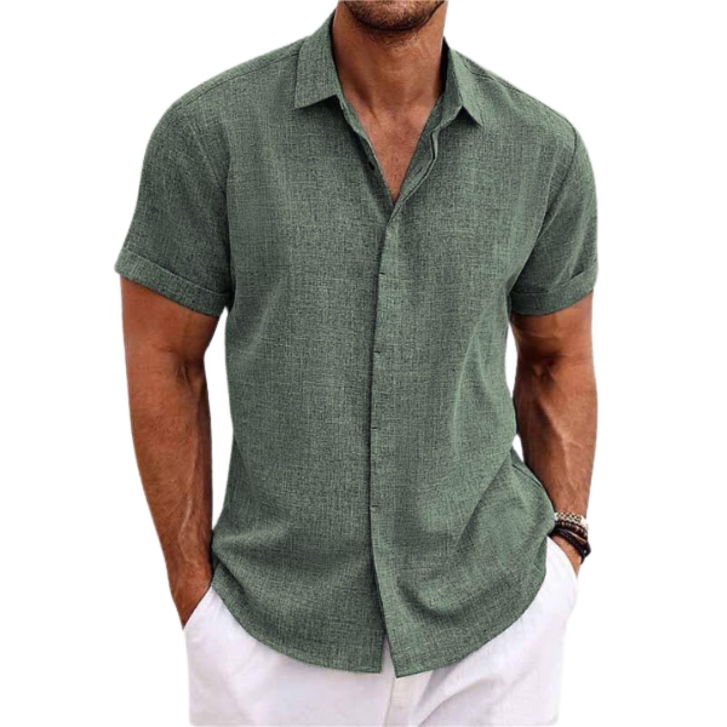 Maison-Blanche-Paris™ - Chemise en Lin Classique
