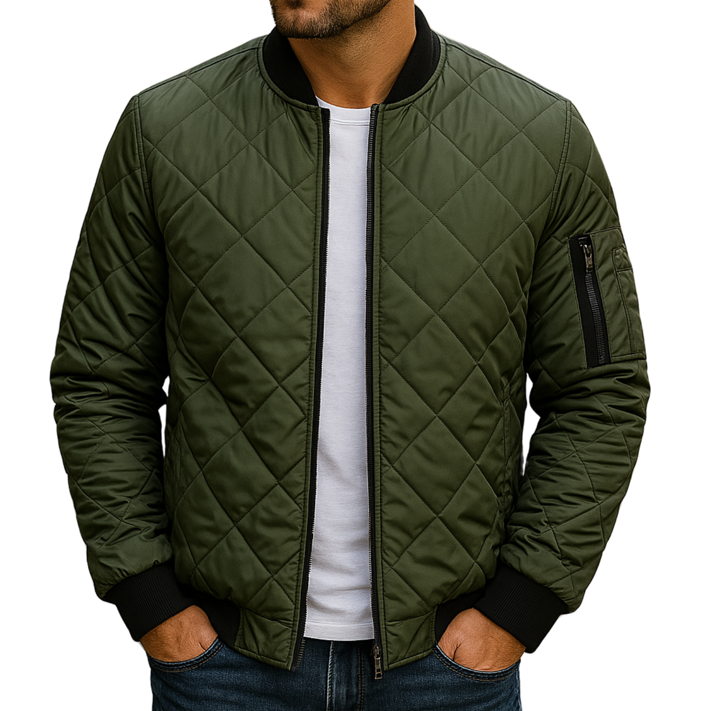Maison-Blanche-Paris™ - Veste en coton à motif losange