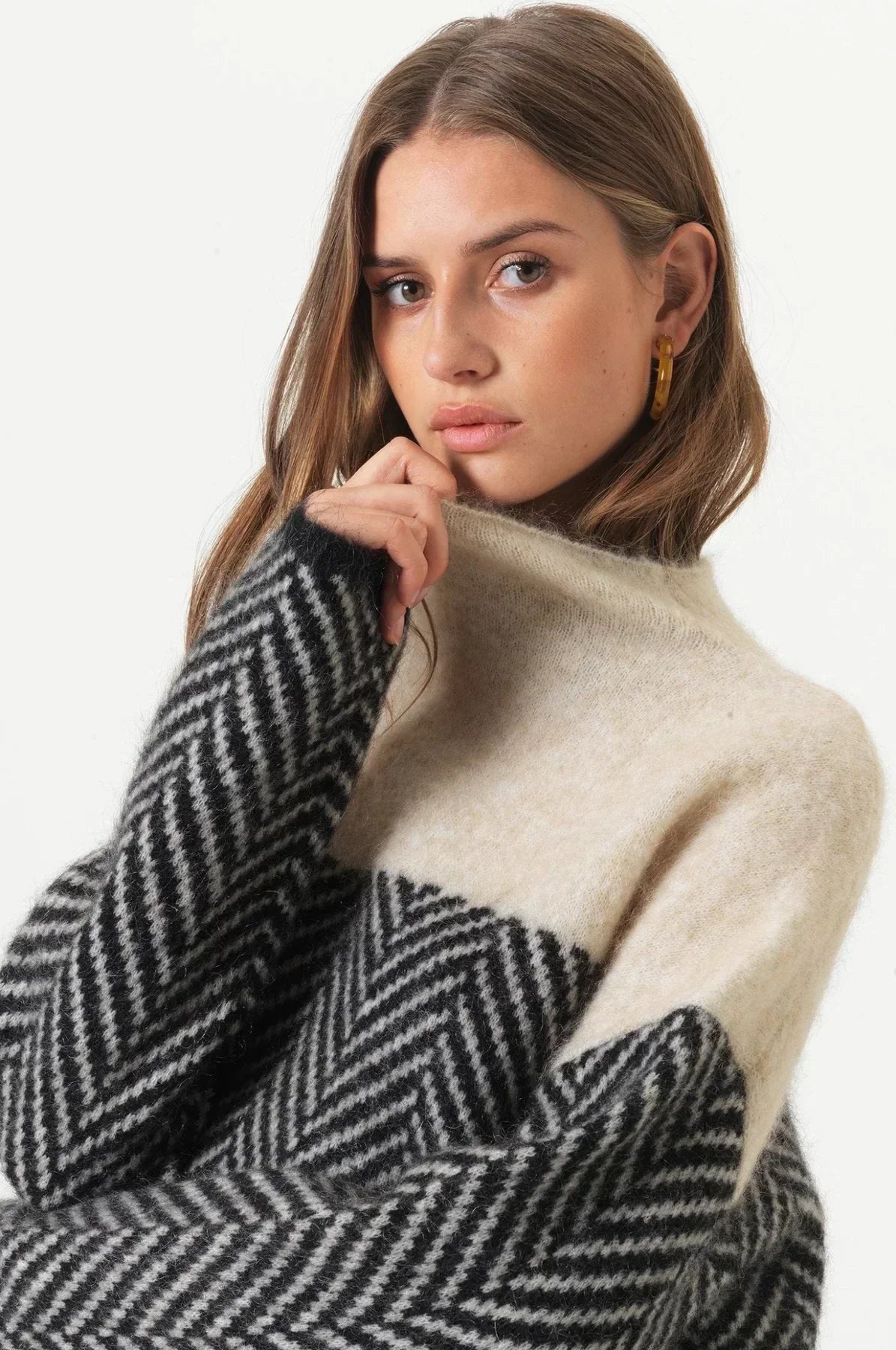 Maison-Blanche-Paris™ - Pull à Col Roulé De Luxe