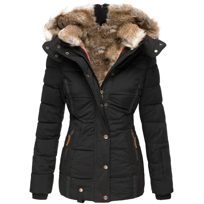 Maison-Blanche-Paris™ | Manteau d'hiver chaud avec doublure en fourrure