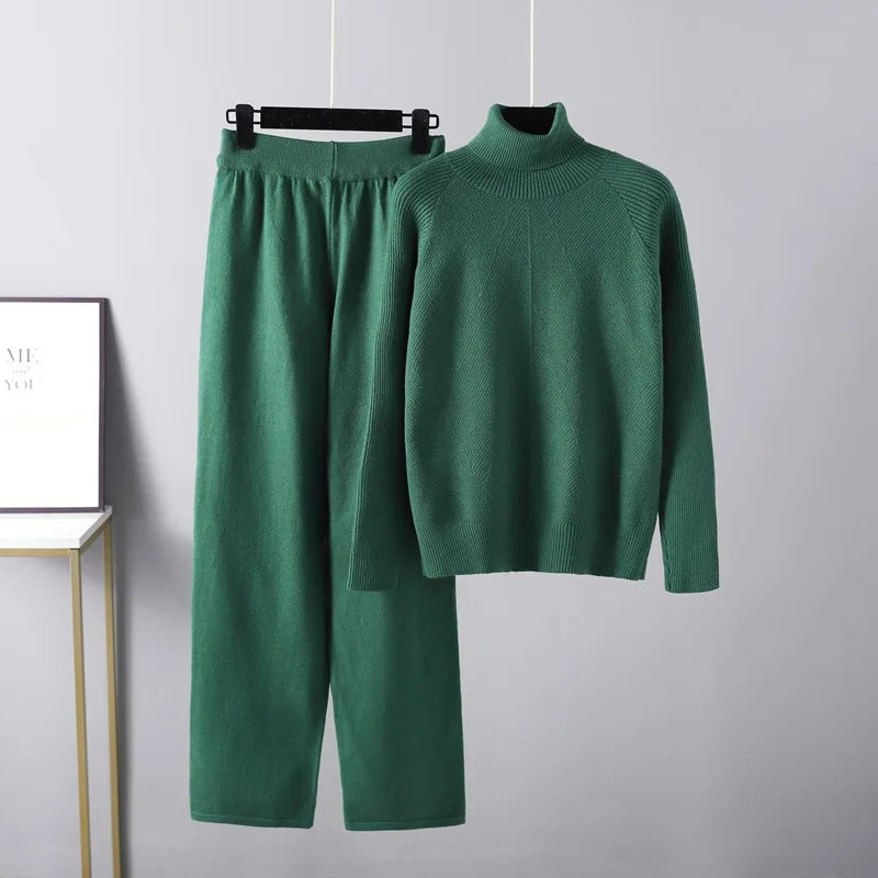 Maison-Blanche-Paris™ | Ensemble deux pièces Lounge en tricot torsadé