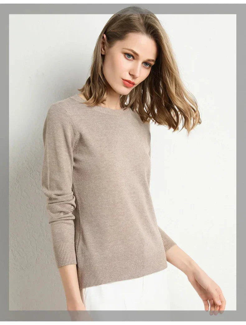 Maison-Blanche-Paris™ | Pull confort en laine essentiel