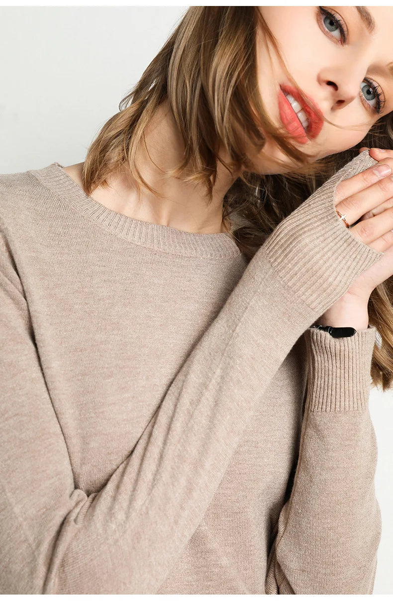 Maison-Blanche-Paris™ | Pull confort en laine essentiel