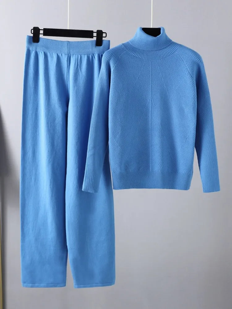 Maison-Blanche-Paris™ | Ensemble deux pièces Lounge en tricot torsadé